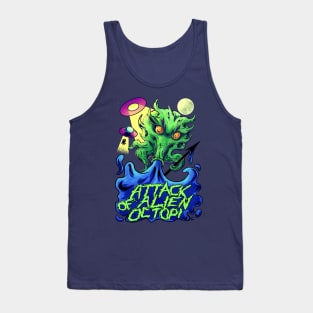 Attack of alien octopi Tank Top